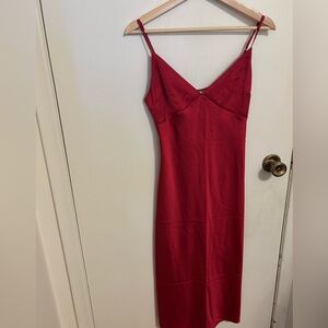Abercrombie & Fitch Pink Midi Dress